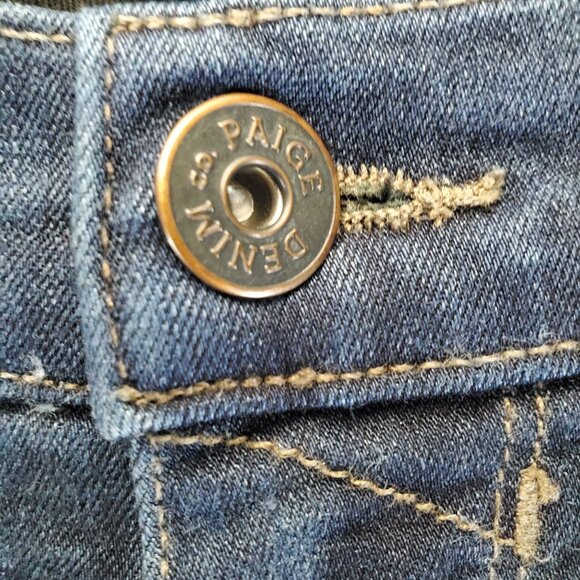 Paige Jeans Mens Size 40x30 Blue Federal Rayon Blend Classic Denim - Picture 10 of 14